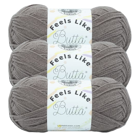 3 Pack Lion Brand® Feels Like Butta® Solid Yarn
